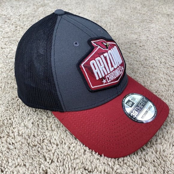 Arizona Cardinals New Era Hat 2021 NFL Draft Trucker 39THIRTY M/L Cap NWT - Picture 4 of 8